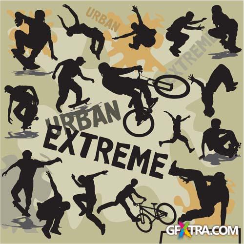 People In Action - 22 EPS + 3 SVG