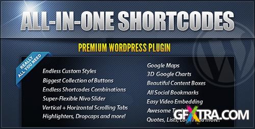 CodeCanyon - All-In-One Shortcodes v1.2.2 - WordPress Plugin