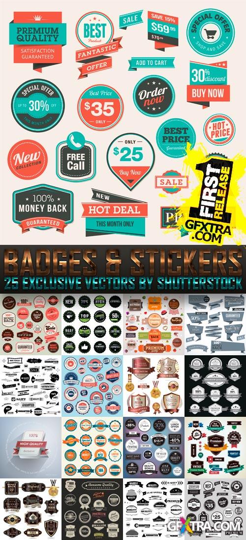 Amazing SS - Badges & Stickers, 25xEPS