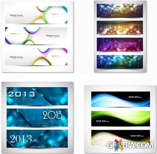Banner Collection #3 - 25 EPS Vector Stock