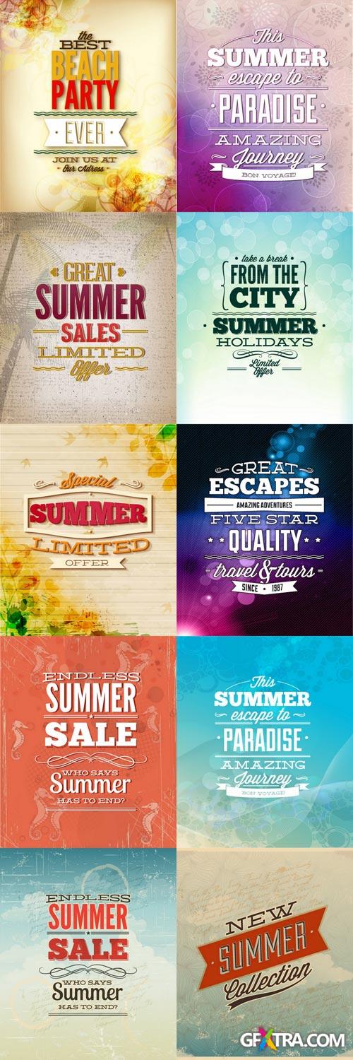 Summer Vector Set - 30xEPS Summer Vector Set - 30xEPS