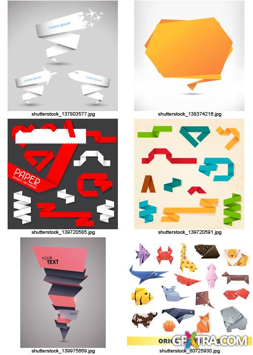 Amazing SS - Origami Paper, 25xEPS