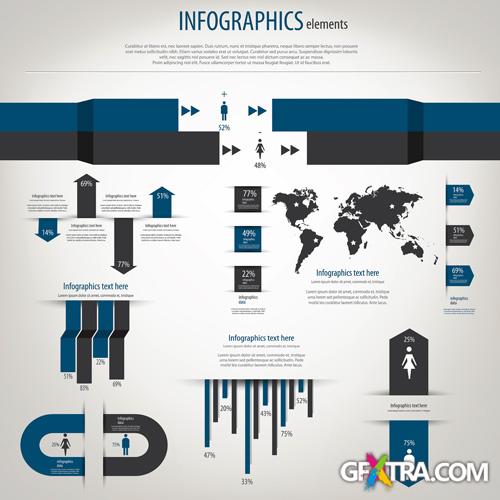 Infographic and design elements #8 - 25x EPS