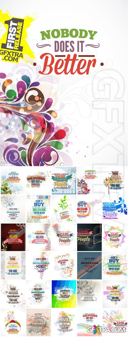 Sales Slogan Vectors Set - 30xEPS Sales Slogan Vectors Set - 30xEPS