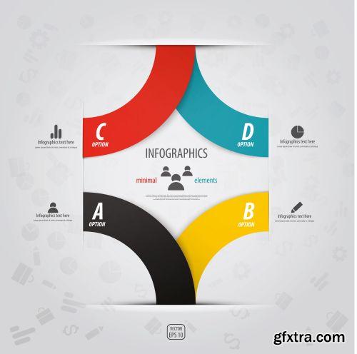 Minimal Infographics Designs #2, 32xEPS