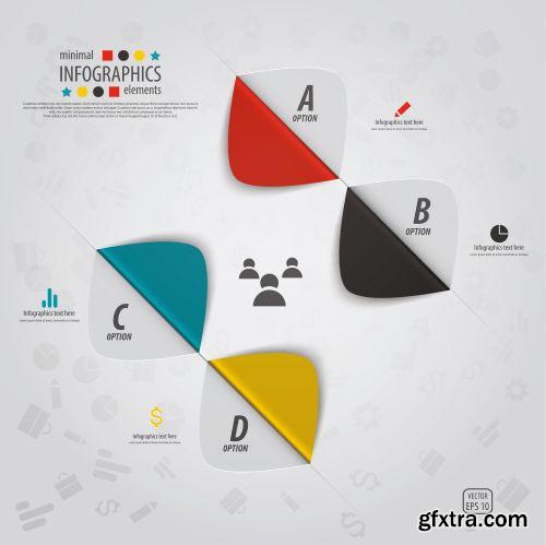 Minimal Infographics Designs #2, 32xEPS