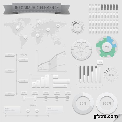 Infographic and design elements #9 - 25x EPS