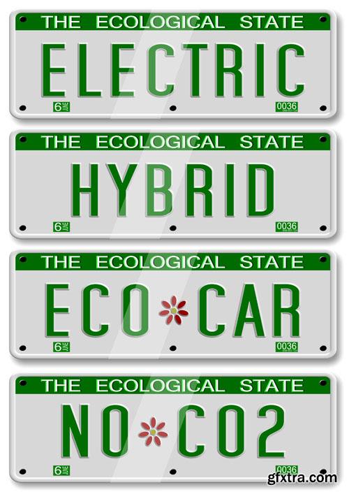 Electric & Eco Car - 20 UHQ JPEGs, 5x EPS