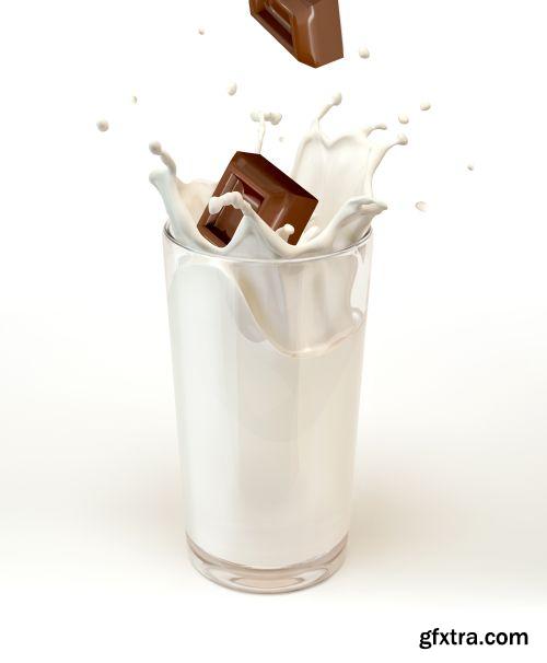 Splashing Fruits 25xJPG