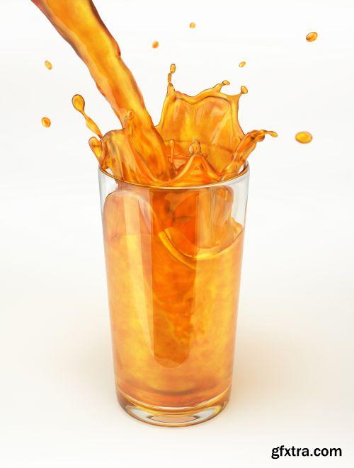 Splashing Fruits 25xJPG