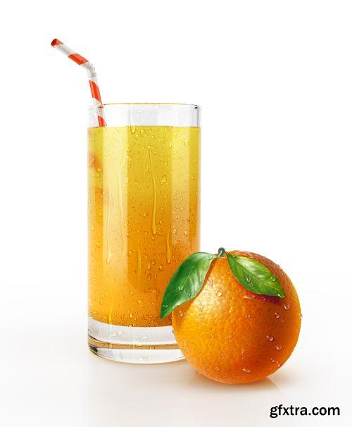 Splashing Fruits 25xJPG