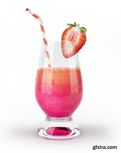 Splashing Fruits 25xJPG