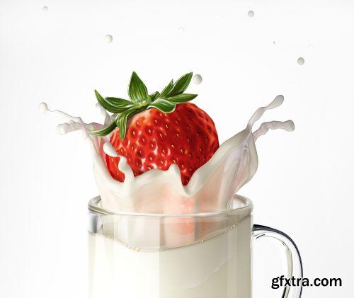 Splashing Fruits 25xJPG