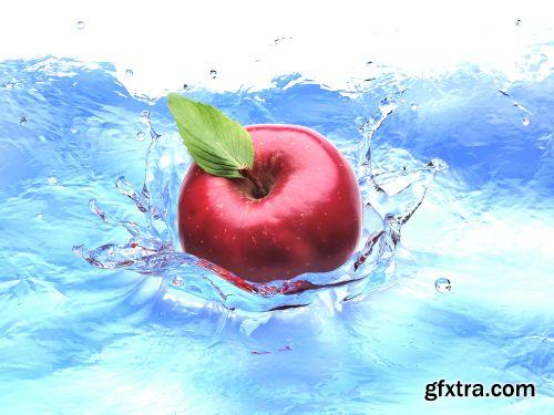 Splashing Fruits 25xJPG