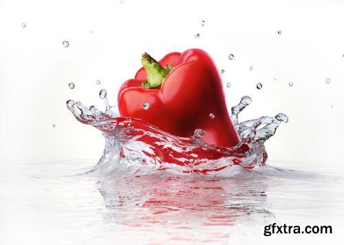 Splashing Fruits 25xJPG