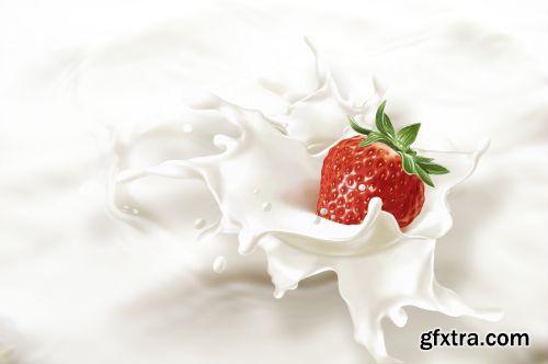 Splashing Fruits 25xJPG