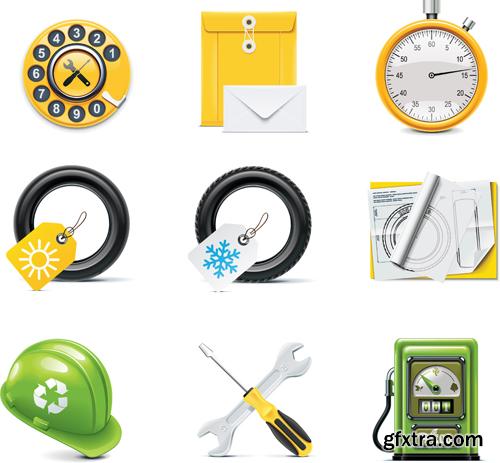 Icons and elements for design #4 - 25x EPS Fotolia