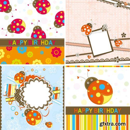 Scrap Illustrations for Kids Special Days 25xEPS