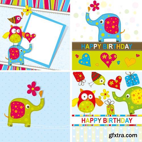 Scrap Illustrations for Kids Special Days 25xEPS