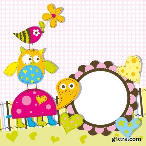 Scrap Illustrations for Kids Special Days 25xEPS