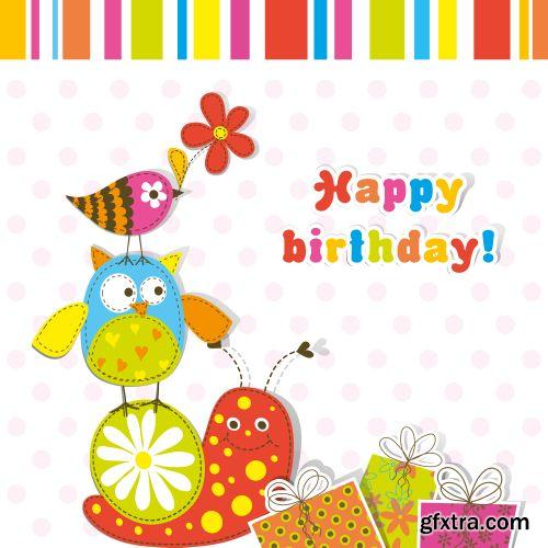 Scrap Illustrations for Kids Special Days 25xEPS