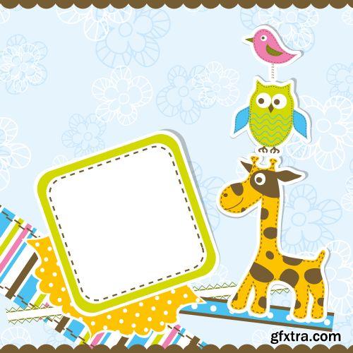 Scrap Illustrations for Kids Special Days 25xEPS