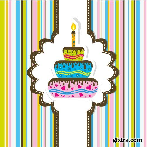 Scrap Illustrations for Kids Special Days 25xEPS