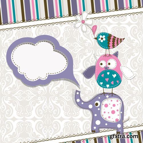 Scrap Illustrations for Kids Special Days 25xEPS