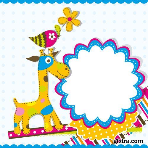 Scrap Illustrations for Kids Special Days 25xEPS