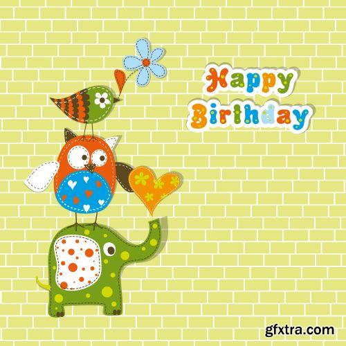 Scrap Illustrations for Kids Special Days 25xEPS