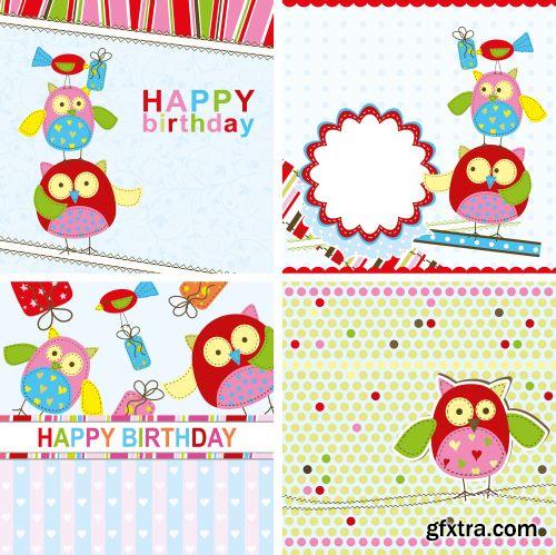 Scrap Illustrations for Kids Special Days 25xEPS