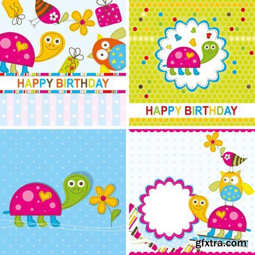 Scrap Illustrations for Kids Special Days 25xEPS