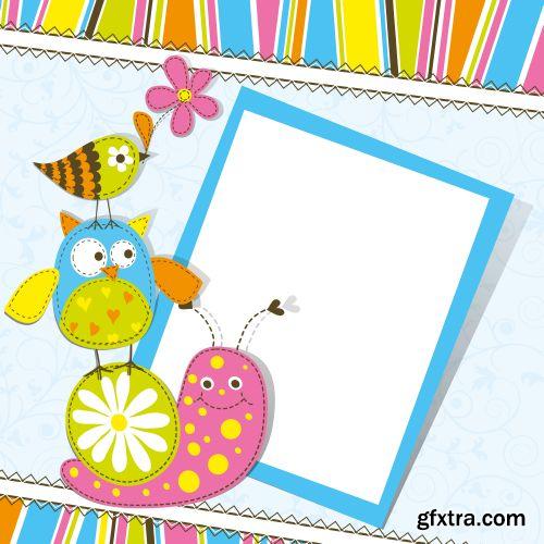 Scrap Illustrations for Kids Special Days 25xEPS