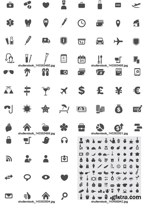 Amazing SS - Black &amp; White Icons 3, 25xEPS