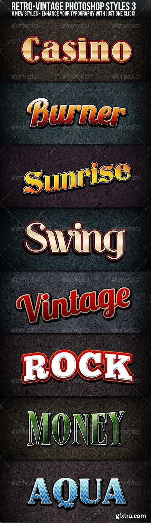 GraphicRiver Retro Vintage Styles 3 » GFxtra