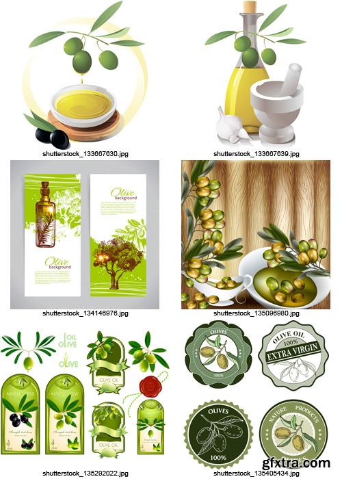 Amazing SS - Collections of Olive Elements 3, 25xEPS