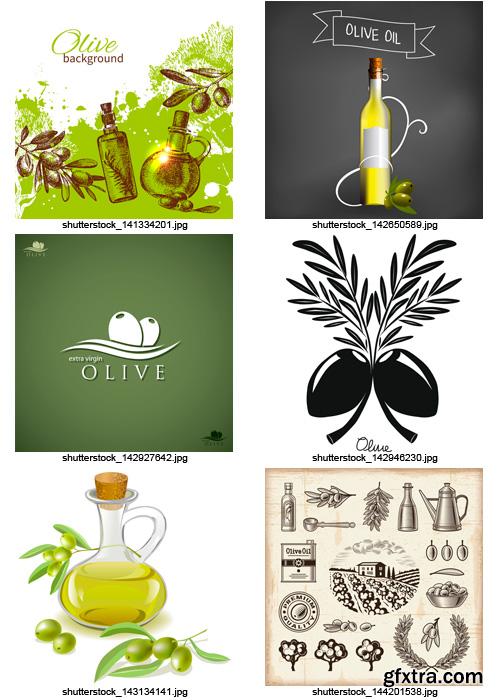 Amazing SS - Collections of Olive Elements 3, 25xEPS