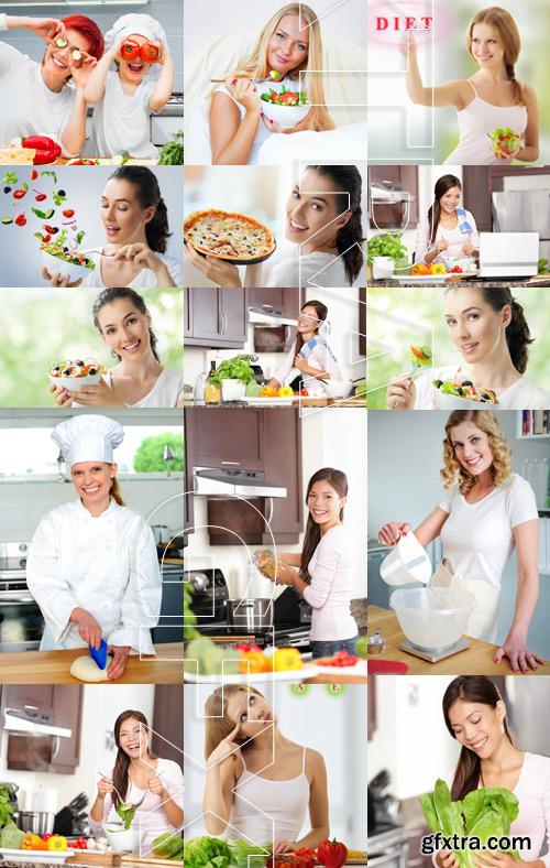 Amazing SS - Woman with food, 25xJPGs Amazing SS - Woman with food, 25xJPGs