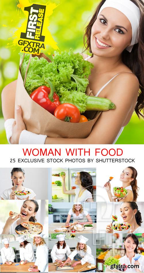 Amazing SS - Woman with food, 25xJPGs Amazing SS - Woman with food, 25xJPGs