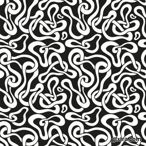 Abstract Seamless Patterns 25xEPS