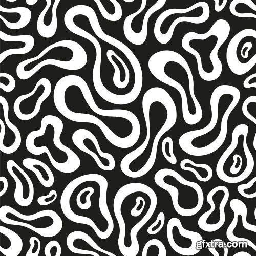 Abstract Seamless Patterns 25xEPS