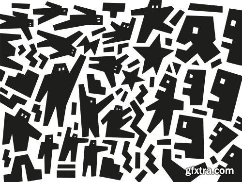 Abstract Illustration Shapes - Shutterstock 25xEPS