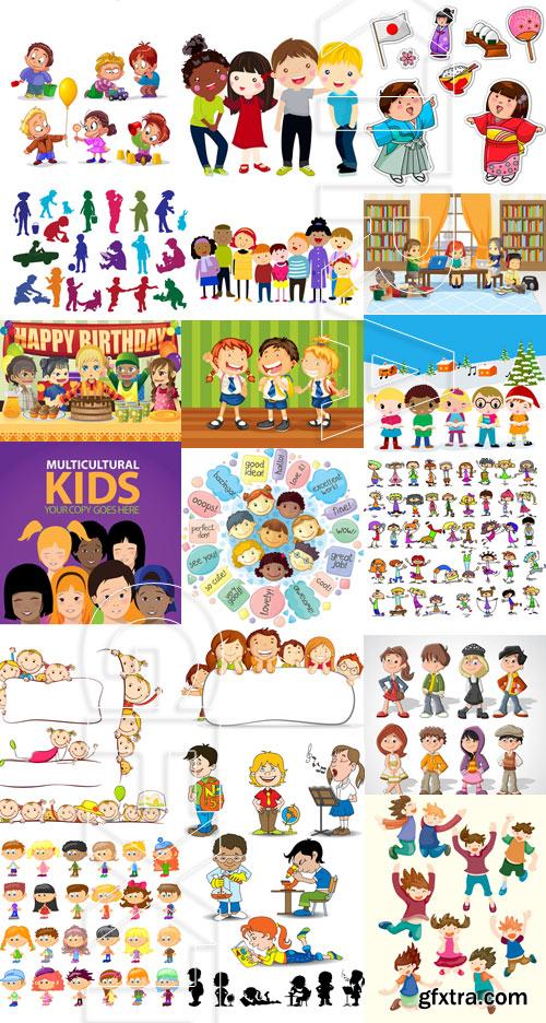 Amazing SS - Group Children 2, 25xEPS Amazing SS - Group Children 2, 25xEPS