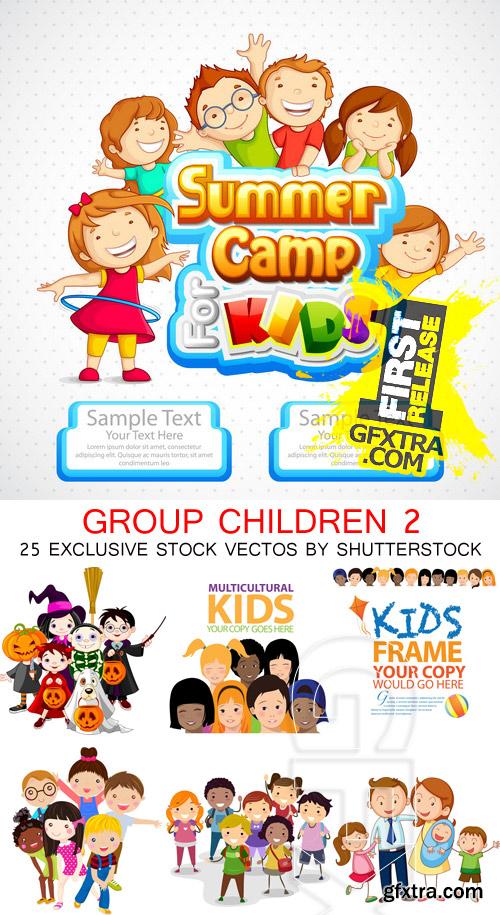 Amazing SS - Group Children 2, 25xEPS Amazing SS - Group Children 2, 25xEPS
