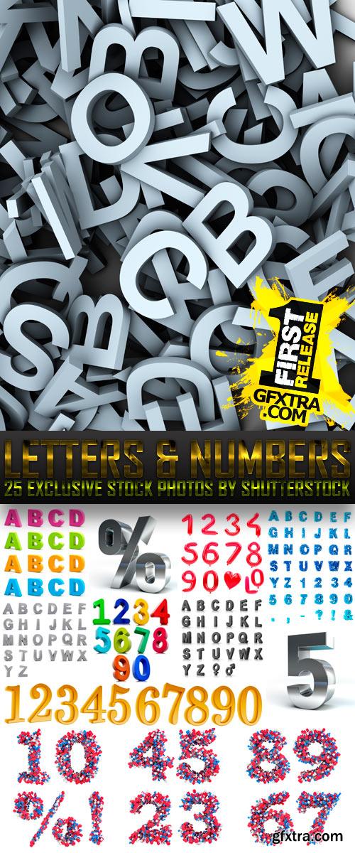 Amazing SS - Letters &amp; Numbers, 25xJPGs