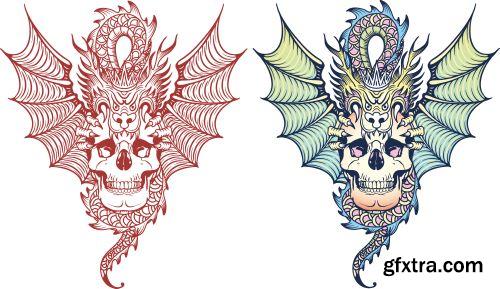 Amazing Skull Design #2, 25xEPS