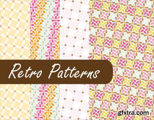 Fascinating Retro Patterns 25xEPS
