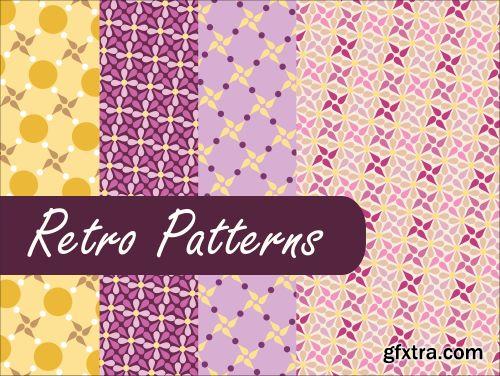 Fascinating Retro Patterns 25xEPS