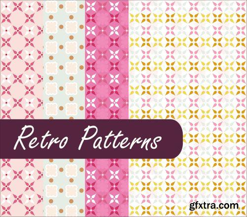 Fascinating Retro Patterns 25xEPS