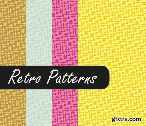 Fascinating Retro Patterns 25xEPS